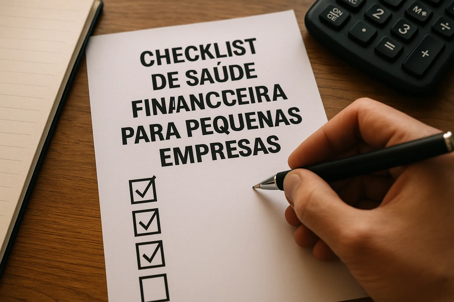 Um guia rápido para avaliar a saúde financeira do seu negócio em menos de 30 minutos.