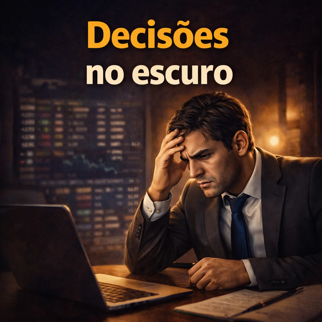 Sem visibilidade do caixa, decisões se tornam arriscadas. Entenda o impacto da falta de dados financeiros no dia a dia da empresa.