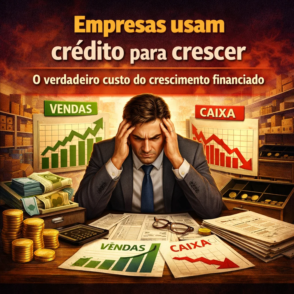 O uso de crédito pode esconder problemas financeiros. Entenda quando ele ajuda e quando pode agravar a situação.