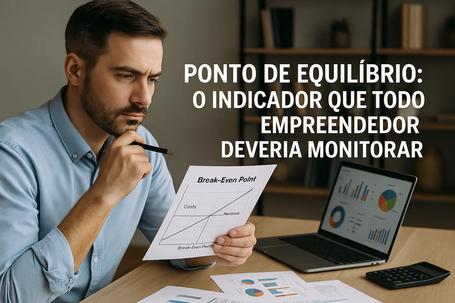 Entenda o que é ponto de equilíbrio, por que ele importa e como calculá-lo usando tecnologia.