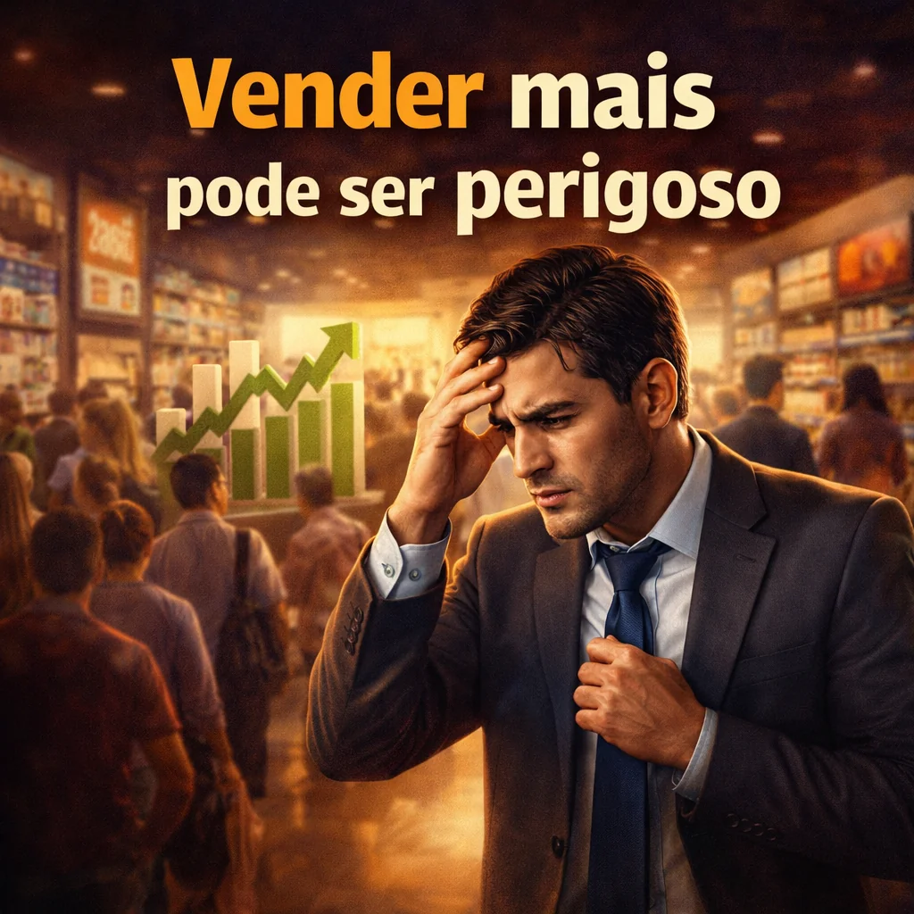 Crescer nem sempre melhora o caixa. Entenda por que aumentar vendas pode gerar pressão financeira e como evitar esse erro comum.